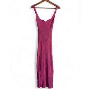 Fashion Nova Pink Midi Dress